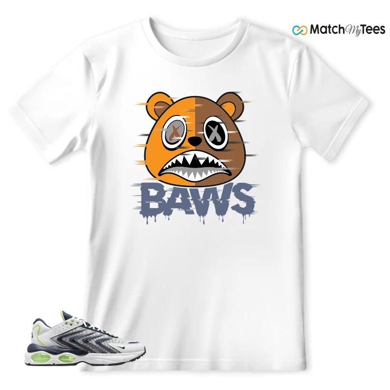 NIKE AIR MAX TW WHITE LEMON TWIST NAVY SNEAKER Matching Tees t-shirt