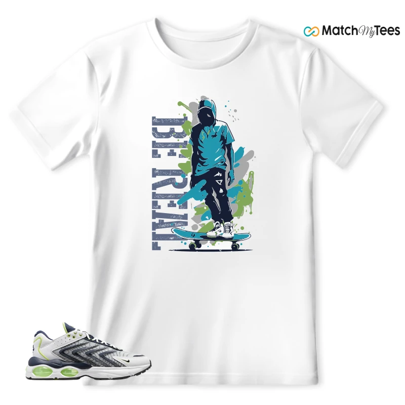 NIKE AIR MAX TW WHITE LEMON TWIST NAVY SNEAKER Matching Tees t-shirt