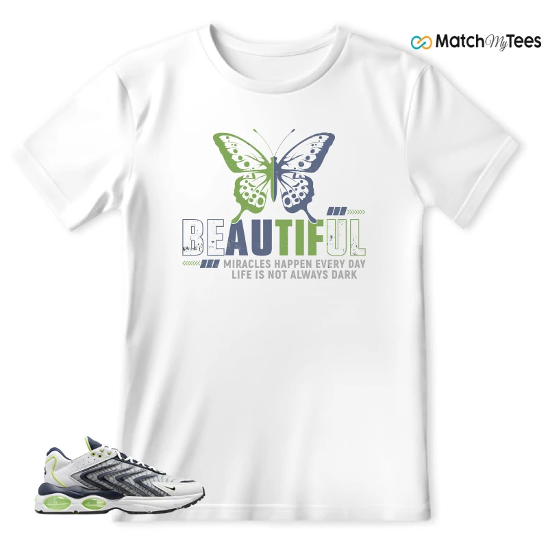 NIKE AIR MAX TW WHITE LEMON TWIST NAVY SNEAKER Matching Tees t-shirt