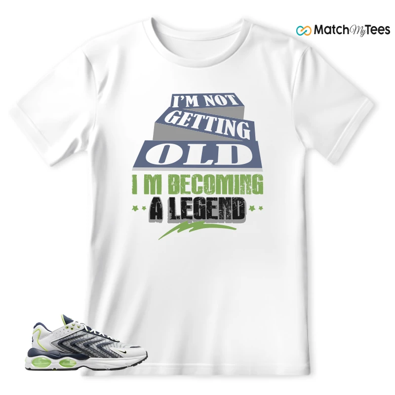 NIKE AIR MAX TW WHITE LEMON TWIST NAVY SNEAKER Matching Tees t-shirt