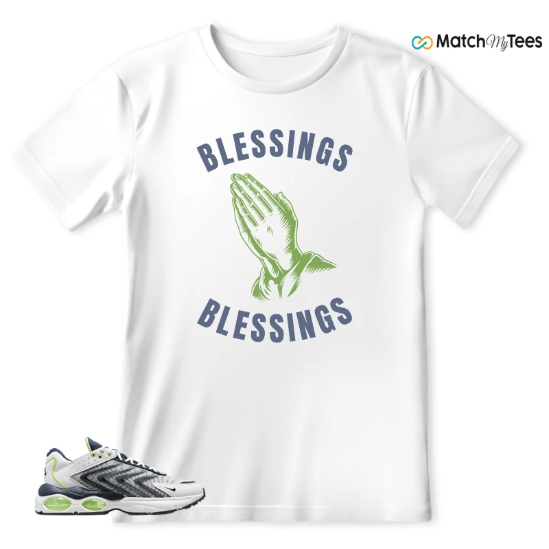 NIKE AIR MAX TW WHITE LEMON TWIST NAVY SNEAKER Matching Tees t-shirt