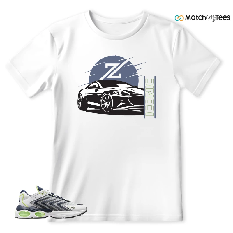 NIKE AIR MAX TW WHITE LEMON TWIST NAVY SNEAKER Matching Tees t-shirt