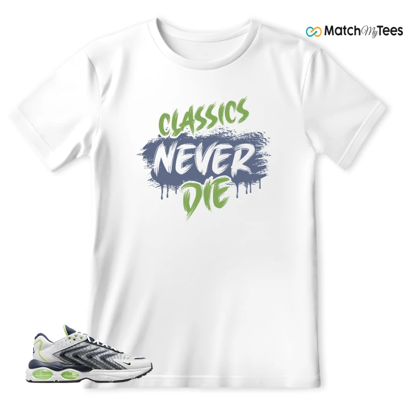 NIKE AIR MAX TW WHITE LEMON TWIST NAVY SNEAKER Matching Tees t-shirt