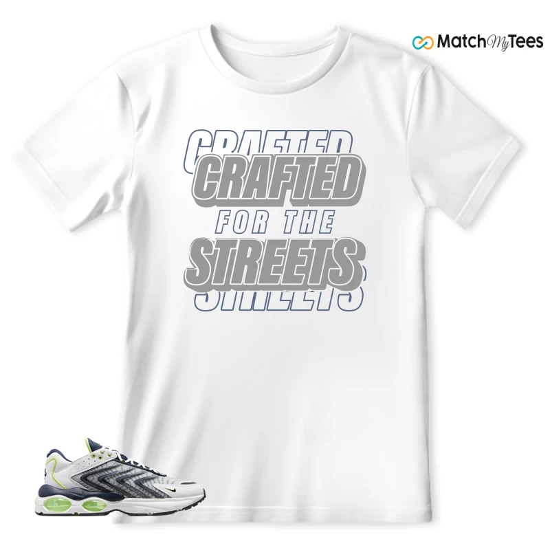 NIKE AIR MAX TW WHITE LEMON TWIST NAVY SNEAKER Matching Tees t-shirt