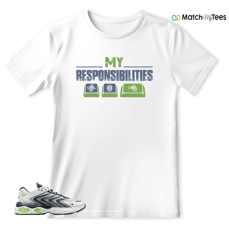 NIKE AIR MAX TW WHITE LEMON TWIST NAVY SNEAKER Matching Tees t-shirt