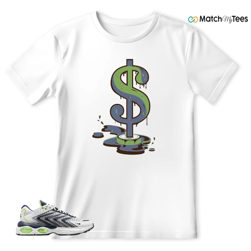 NIKE AIR MAX TW WHITE LEMON TWIST NAVY SNEAKER Matching Tees t-shirt