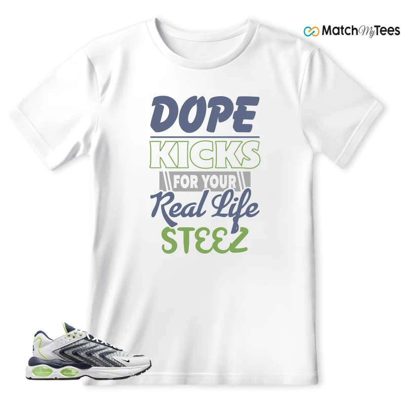 NIKE AIR MAX TW WHITE LEMON TWIST NAVY SNEAKER Matching Tees t-shirt