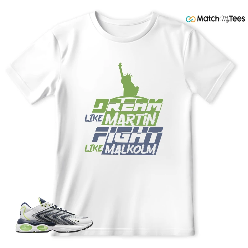 NIKE AIR MAX TW WHITE LEMON TWIST NAVY SNEAKER Matching Tees t-shirt