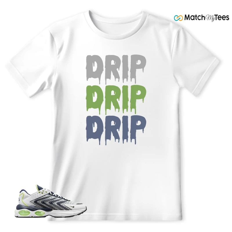NIKE AIR MAX TW WHITE LEMON TWIST NAVY SNEAKER Matching Tees t-shirt