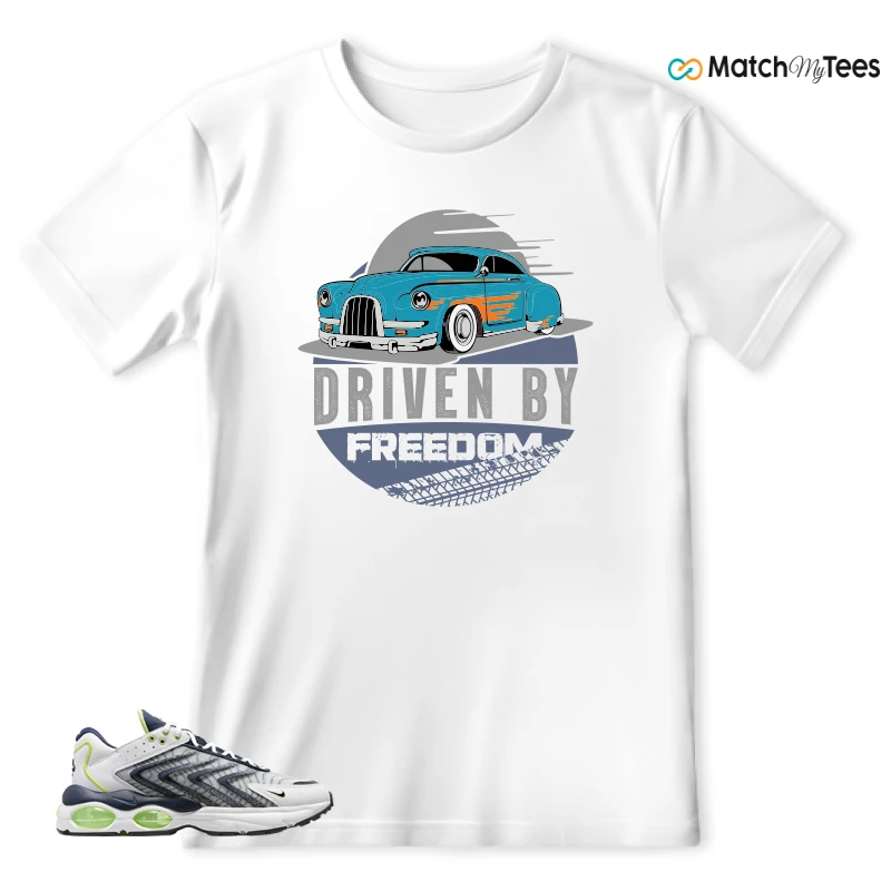 NIKE AIR MAX TW WHITE LEMON TWIST NAVY SNEAKER Matching Tees t-shirt