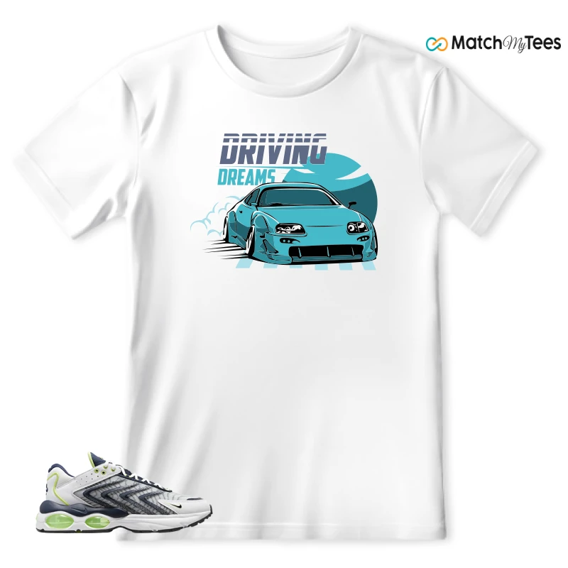 NIKE AIR MAX TW WHITE LEMON TWIST NAVY SNEAKER Matching Tees t-shirt