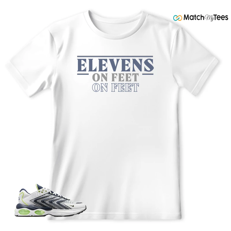 NIKE AIR MAX TW WHITE LEMON TWIST NAVY SNEAKER Matching Tees t-shirt