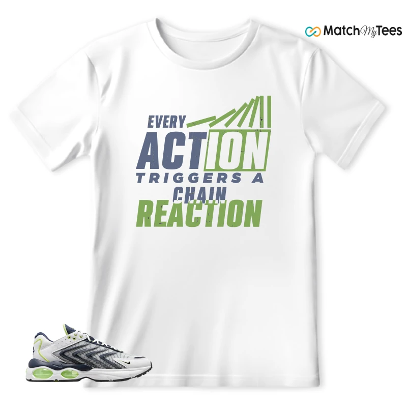 NIKE AIR MAX TW WHITE LEMON TWIST NAVY SNEAKER Matching Tees t-shirt