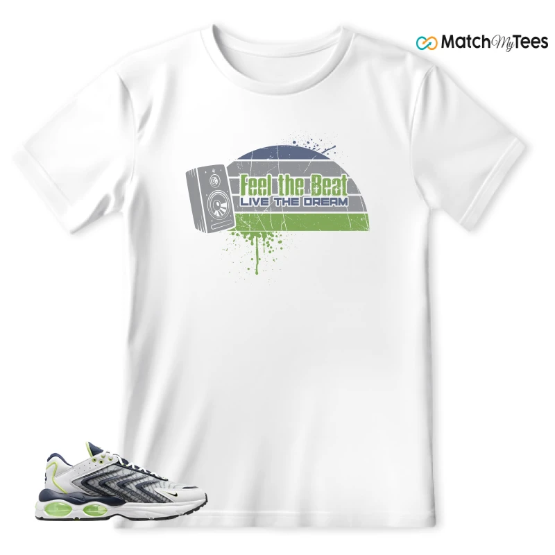 NIKE AIR MAX TW WHITE LEMON TWIST NAVY SNEAKER Matching Tees t-shirt