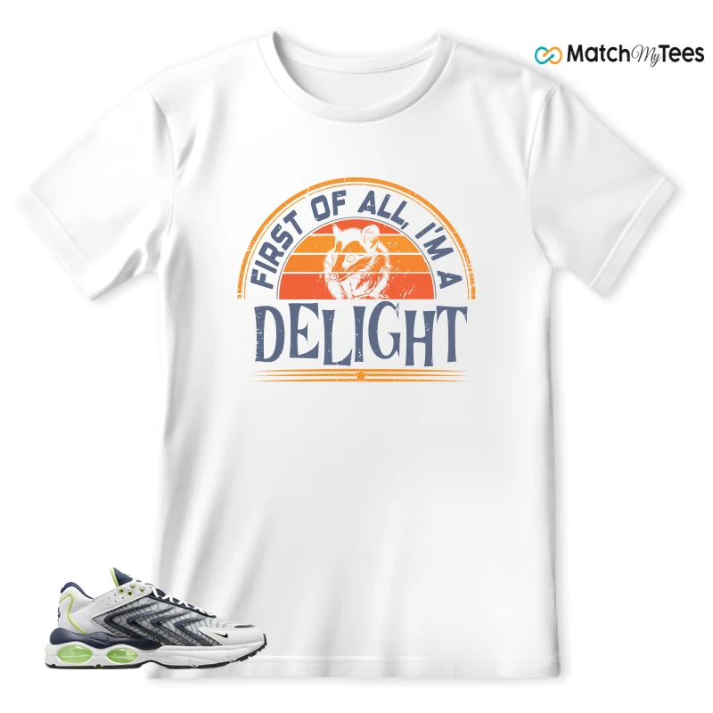 NIKE AIR MAX TW WHITE LEMON TWIST NAVY SNEAKER Matching Tees t-shirt