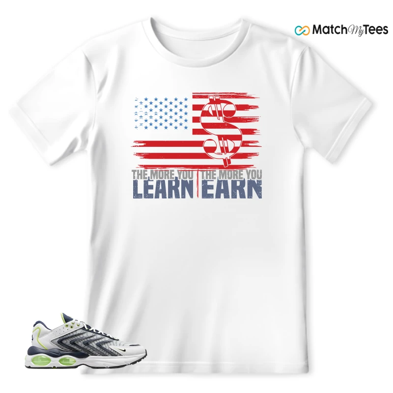 NIKE AIR MAX TW WHITE LEMON TWIST NAVY SNEAKER Matching Tees t-shirt
