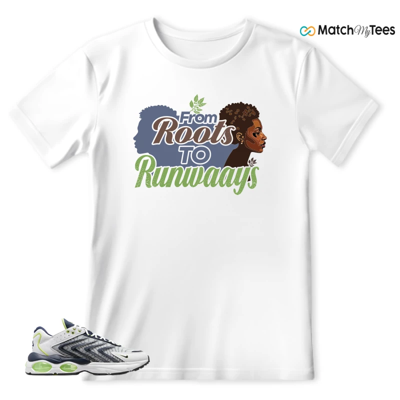 NIKE AIR MAX TW WHITE LEMON TWIST NAVY SNEAKER Matching Tees t-shirt