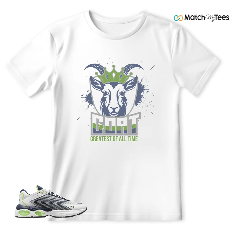 NIKE AIR MAX TW WHITE LEMON TWIST NAVY SNEAKER Matching Tees t-shirt