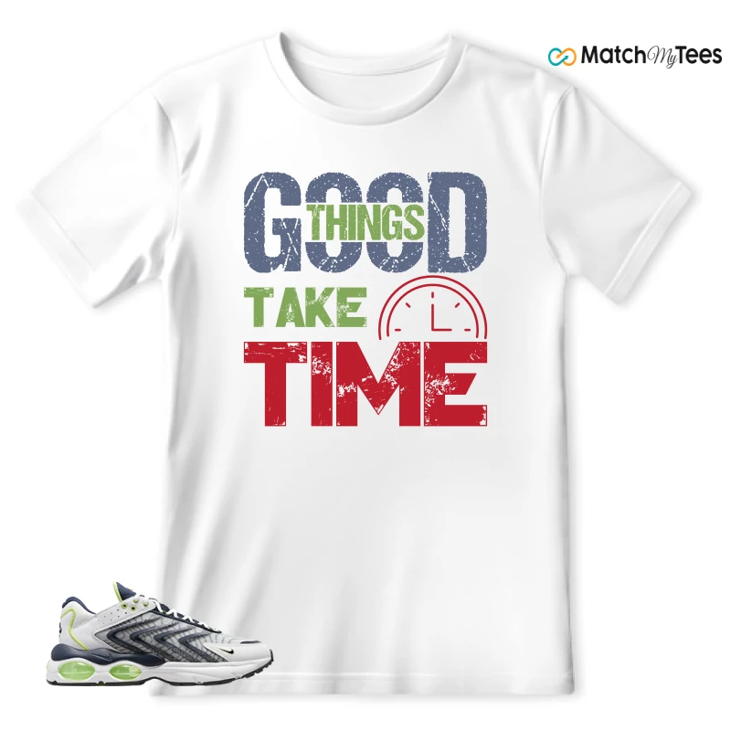 NIKE AIR MAX TW WHITE LEMON TWIST NAVY SNEAKER Matching Tees t-shirt