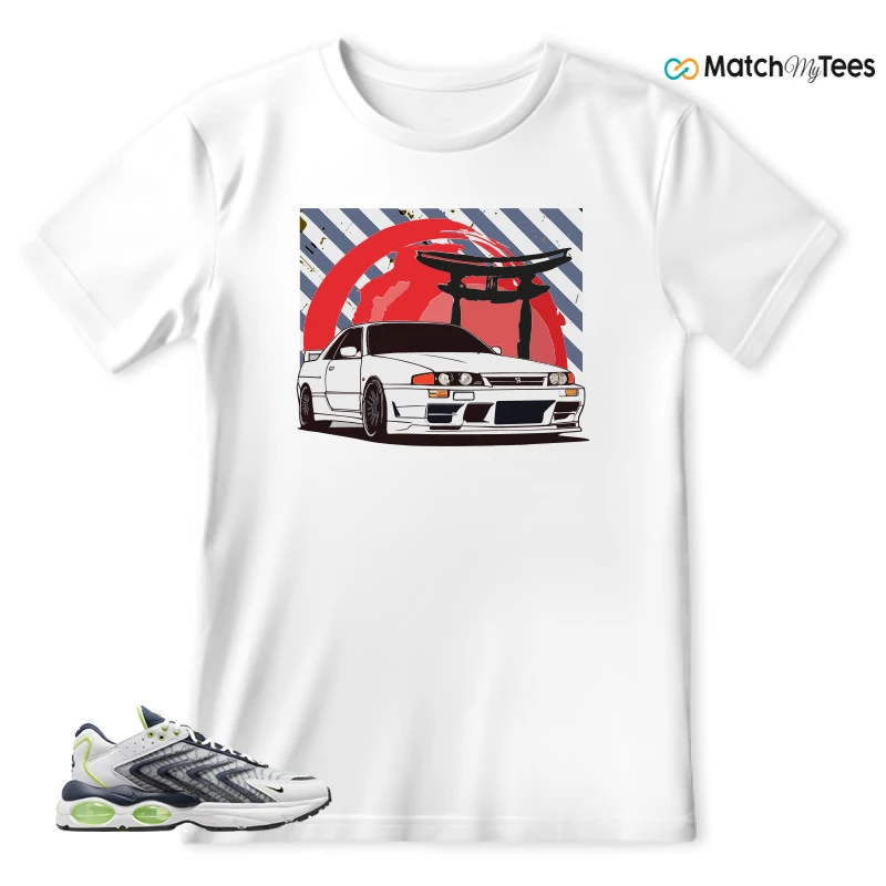 NIKE AIR MAX TW WHITE LEMON TWIST NAVY SNEAKER Matching Tees t-shirt