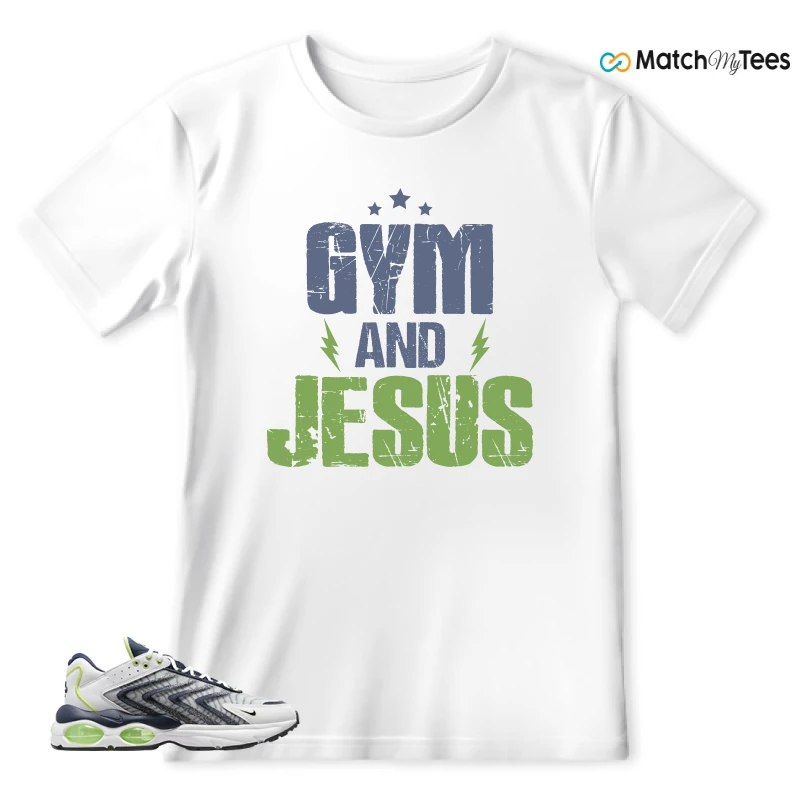 NIKE AIR MAX TW WHITE LEMON TWIST NAVY SNEAKER Matching Tees t-shirt