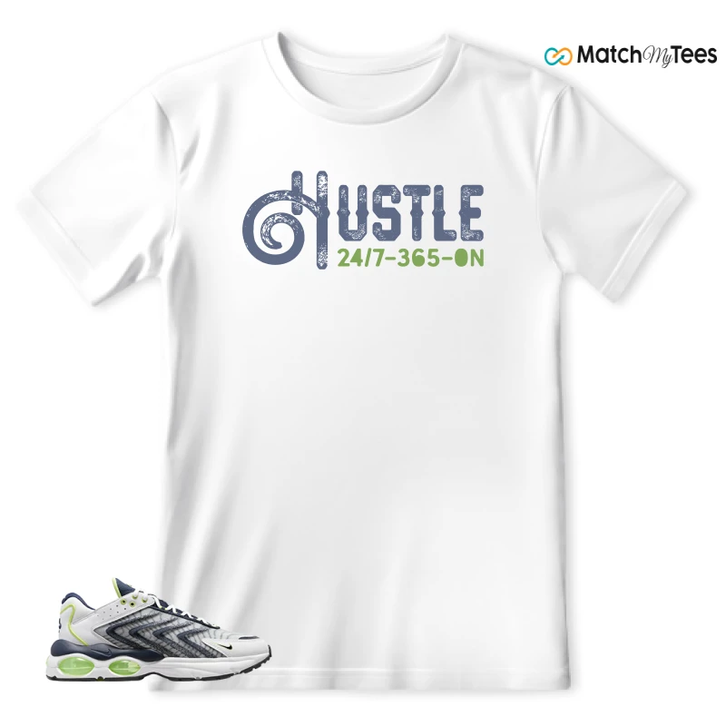 NIKE AIR MAX TW WHITE LEMON TWIST NAVY SNEAKER Matching Tees t-shirt