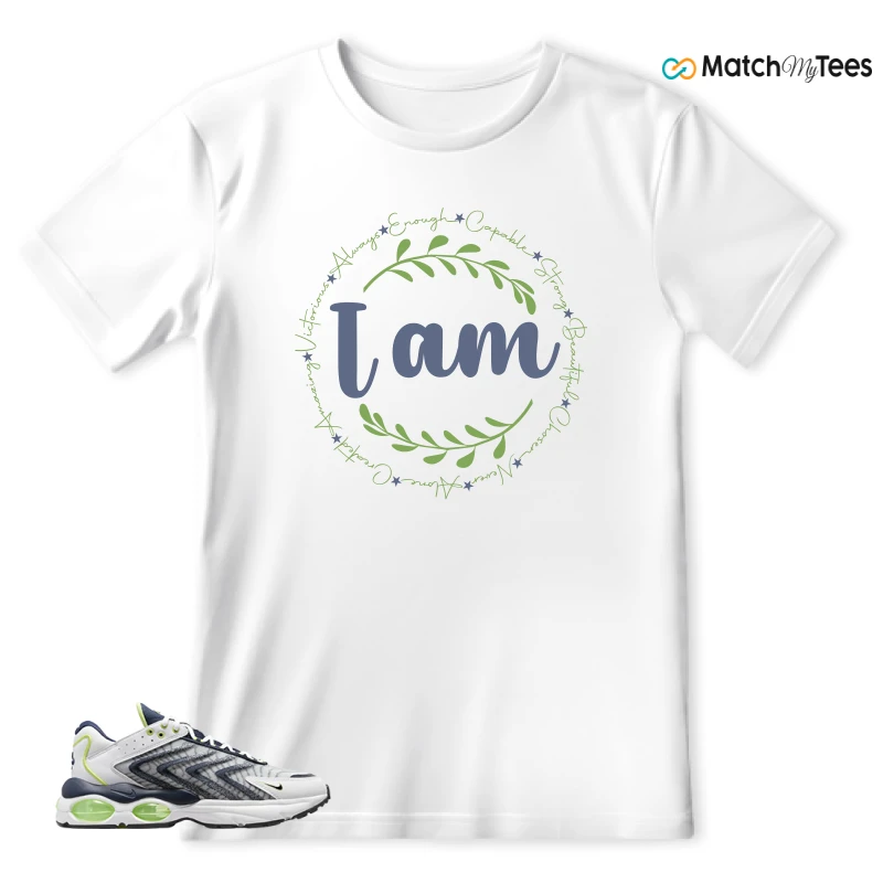 NIKE AIR MAX TW WHITE LEMON TWIST NAVY SNEAKER Matching Tees t-shirt