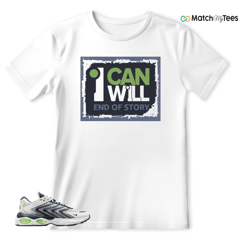 NIKE AIR MAX TW WHITE LEMON TWIST NAVY SNEAKER Matching Tees t-shirt