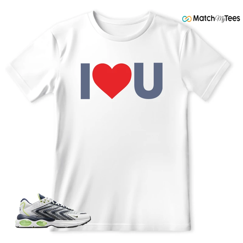 NIKE AIR MAX TW WHITE LEMON TWIST NAVY SNEAKER Matching Tees t-shirt