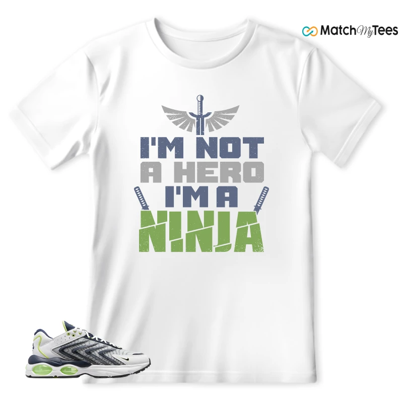 NIKE AIR MAX TW WHITE LEMON TWIST NAVY SNEAKER Matching Tees t-shirt