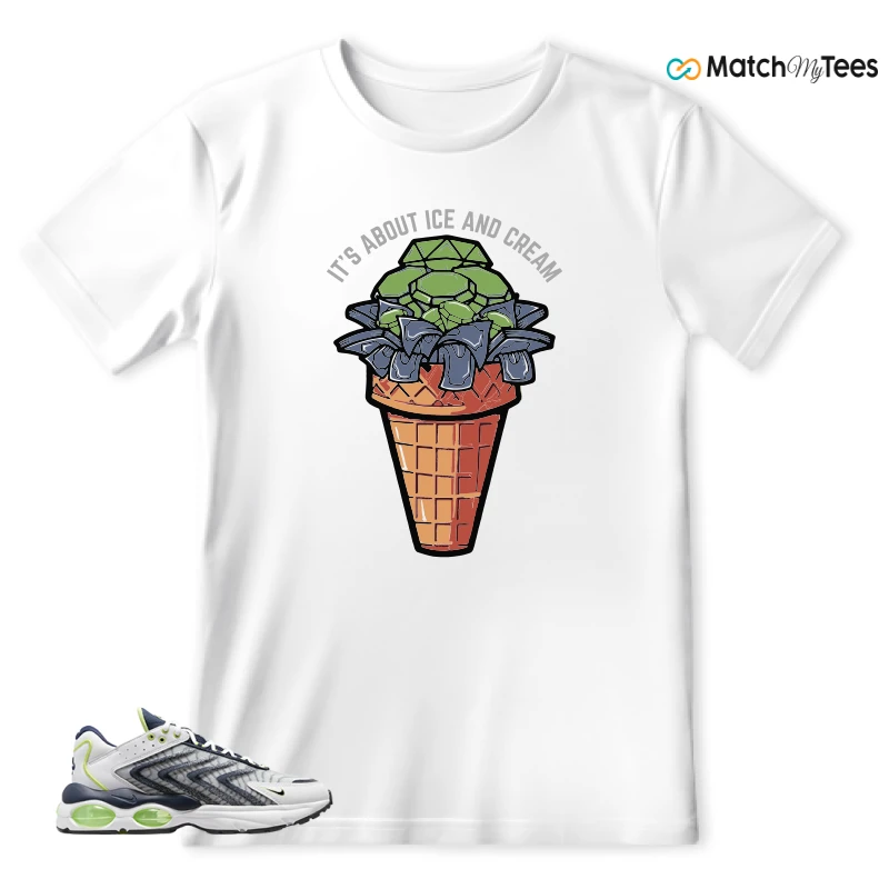 NIKE AIR MAX TW WHITE LEMON TWIST NAVY SNEAKER Matching Tees t-shirt