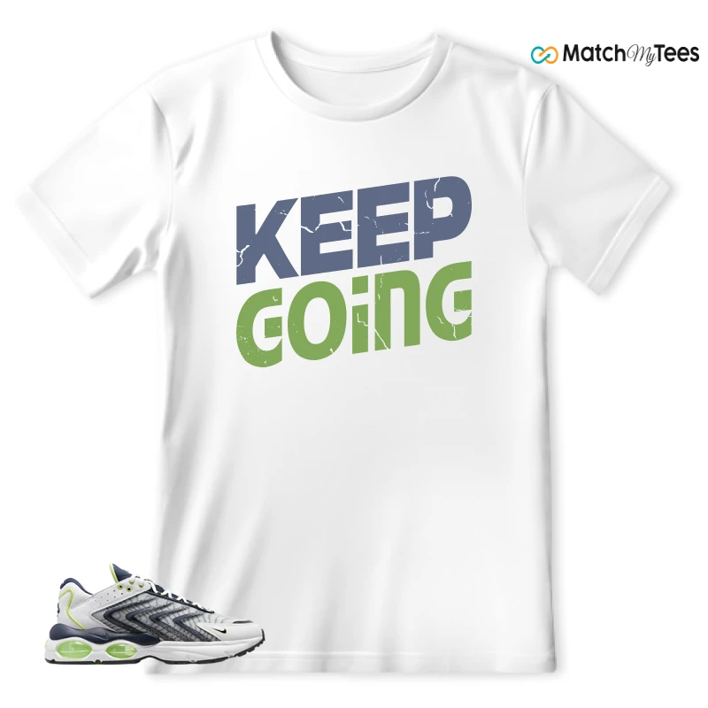 NIKE AIR MAX TW WHITE LEMON TWIST NAVY SNEAKER Matching Tees t-shirt