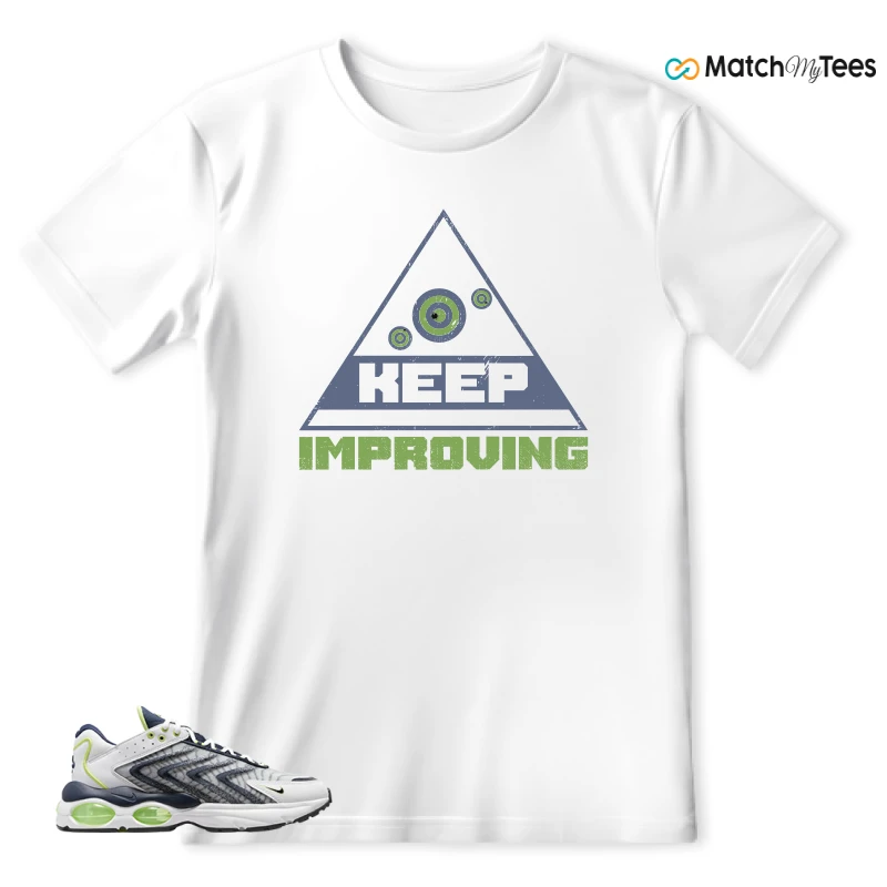 NIKE AIR MAX TW WHITE LEMON TWIST NAVY SNEAKER Matching Tees t-shirt