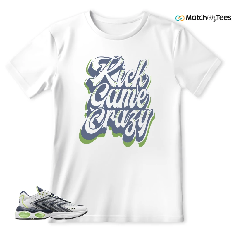 NIKE AIR MAX TW WHITE LEMON TWIST NAVY SNEAKER Matching Tees t-shirt