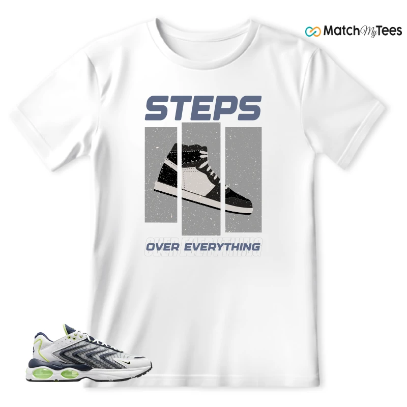 NIKE AIR MAX TW WHITE LEMON TWIST NAVY SNEAKER Matching Tees t-shirt