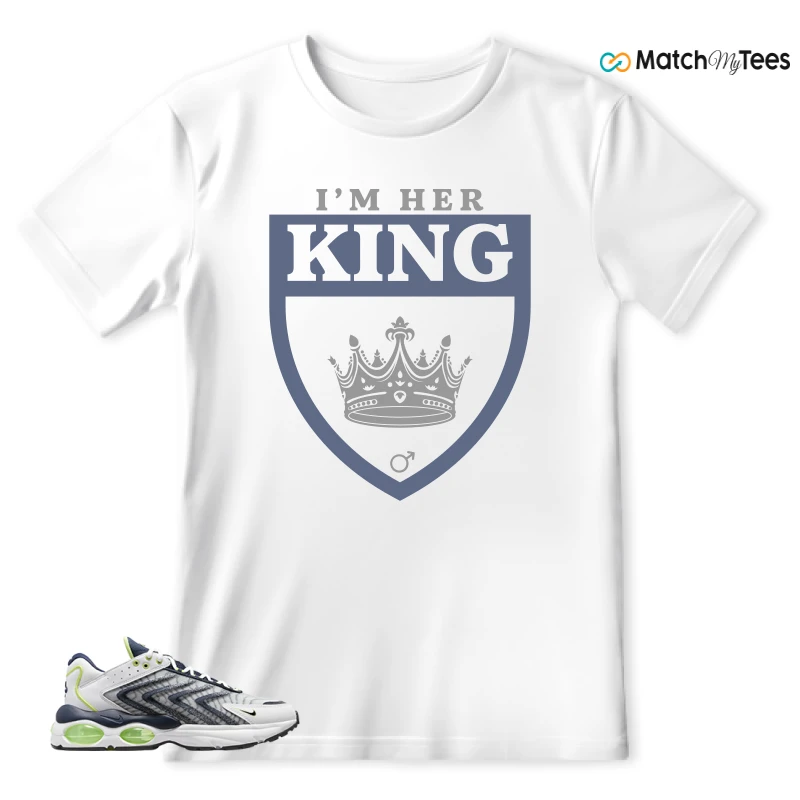 NIKE AIR MAX TW WHITE LEMON TWIST NAVY SNEAKER Matching Tees t-shirt