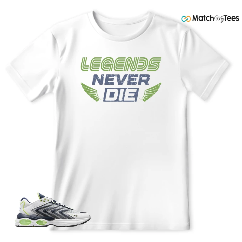 NIKE AIR MAX TW WHITE LEMON TWIST NAVY SNEAKER Matching Tees t-shirt