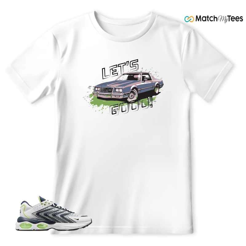 NIKE AIR MAX TW WHITE LEMON TWIST NAVY SNEAKER Matching Tees t-shirt