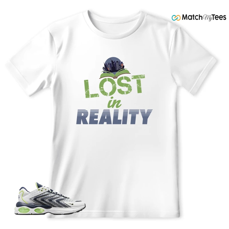 NIKE AIR MAX TW WHITE LEMON TWIST NAVY SNEAKER Matching Tees t-shirt