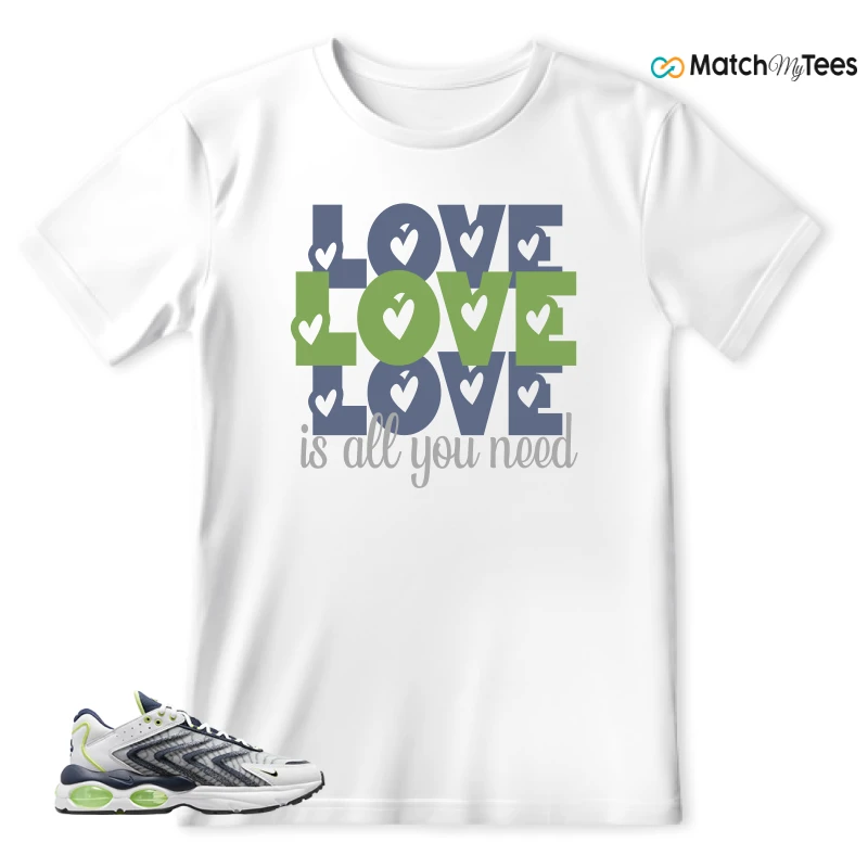 NIKE AIR MAX TW WHITE LEMON TWIST NAVY SNEAKER Matching Tees t-shirt