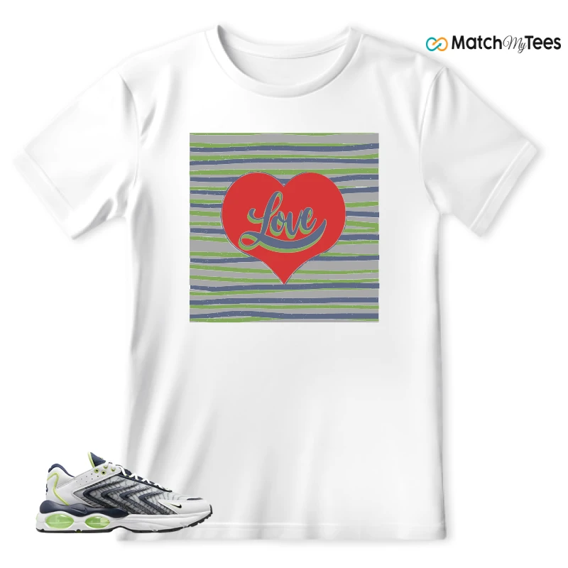 NIKE AIR MAX TW WHITE LEMON TWIST NAVY SNEAKER Matching Tees t-shirt