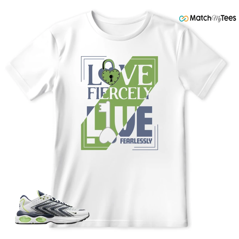 NIKE AIR MAX TW WHITE LEMON TWIST NAVY SNEAKER Matching Tees t-shirt