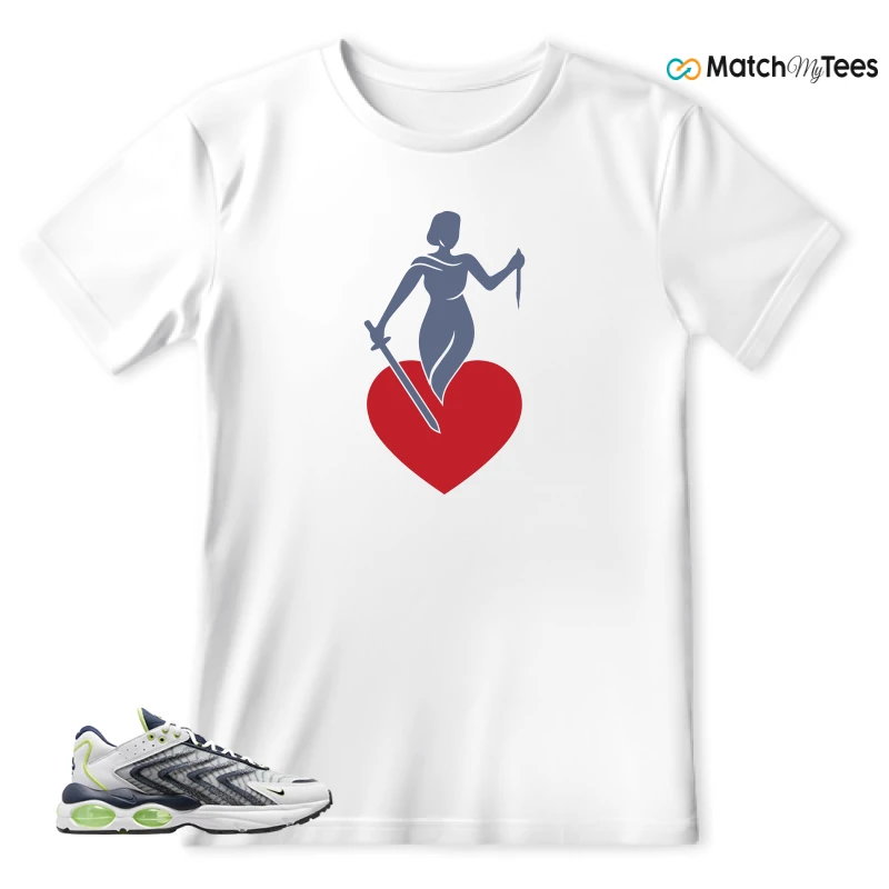 NIKE AIR MAX TW WHITE LEMON TWIST NAVY SNEAKER Matching Tees t-shirt