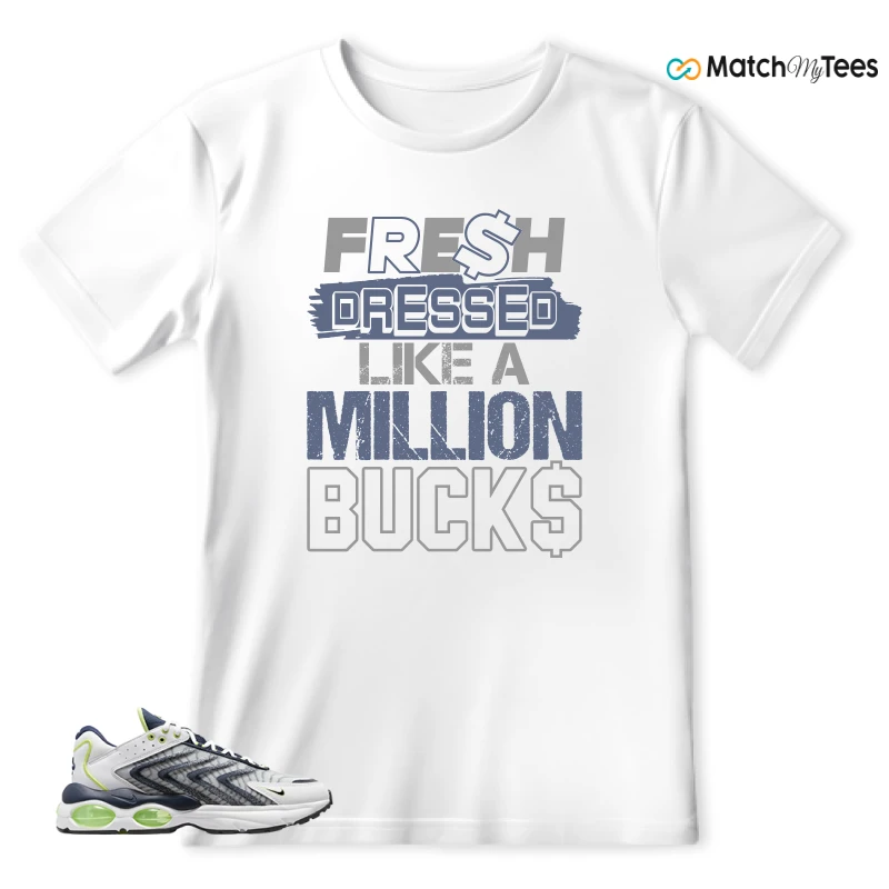 NIKE AIR MAX TW WHITE LEMON TWIST NAVY SNEAKER Matching Tees t-shirt