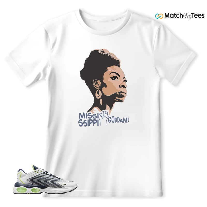 NIKE AIR MAX TW WHITE LEMON TWIST NAVY SNEAKER Matching Tees t-shirt