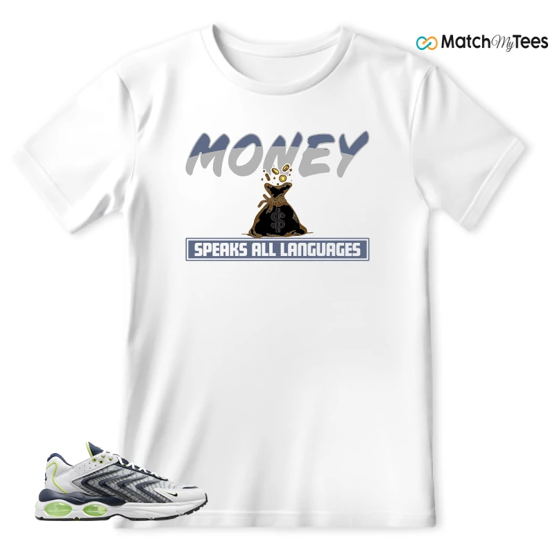NIKE AIR MAX TW WHITE LEMON TWIST NAVY SNEAKER Matching Tees t-shirt
