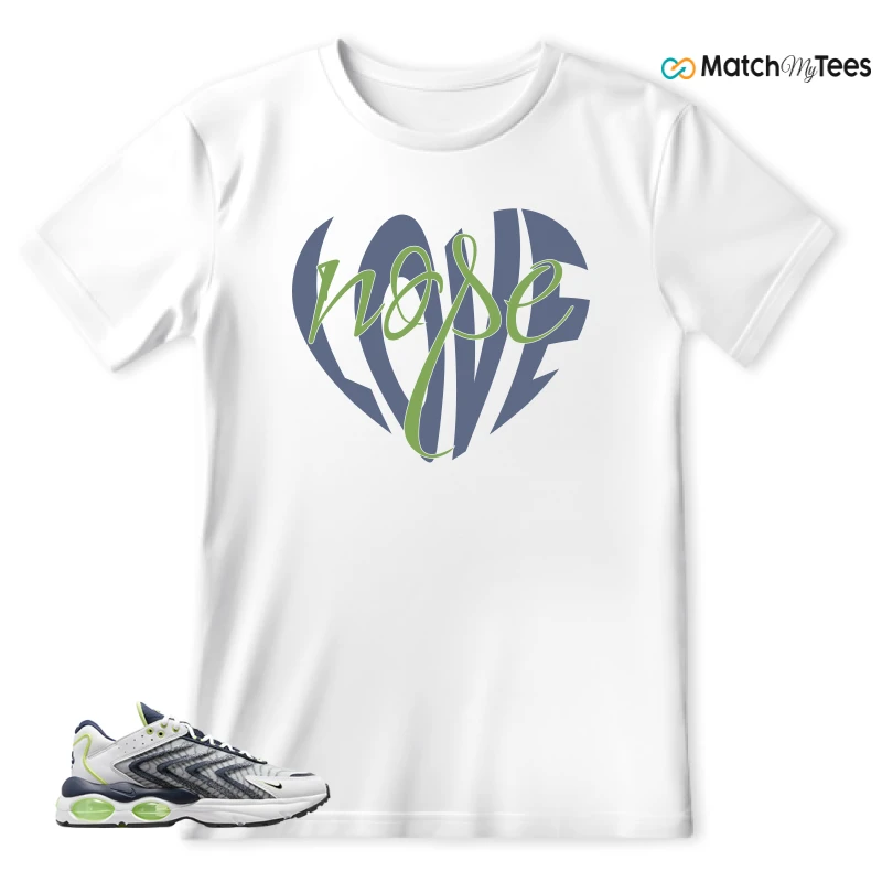 NIKE AIR MAX TW WHITE LEMON TWIST NAVY SNEAKER Matching Tees t-shirt