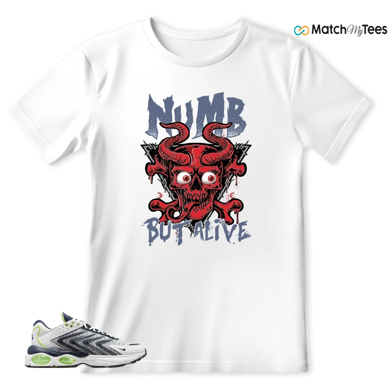 NIKE AIR MAX TW WHITE LEMON TWIST NAVY SNEAKER Matching Tees t-shirt