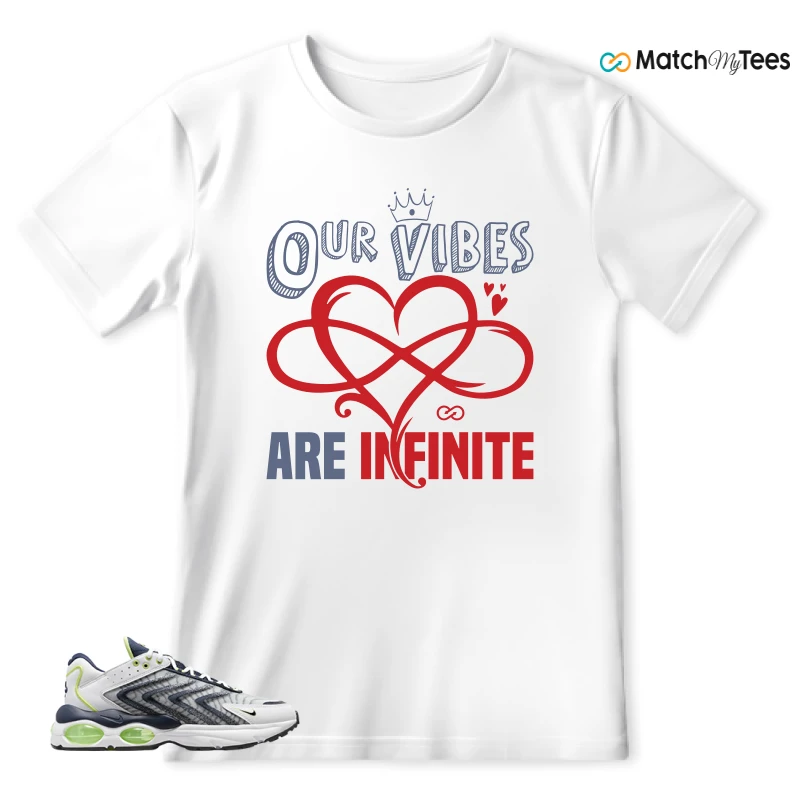 NIKE AIR MAX TW WHITE LEMON TWIST NAVY SNEAKER Matching Tees t-shirt