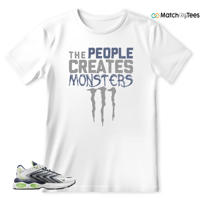 NIKE AIR MAX TW WHITE LEMON TWIST NAVY SNEAKER Matching Tees t-shirt